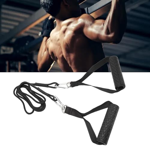 Corde à triceps anti-glissement avec sangle longue durable pour machine de gym - 6
