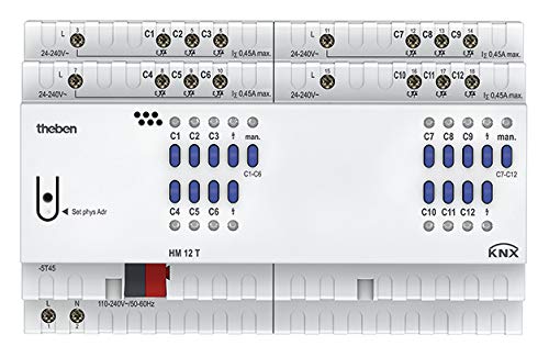 Preisvergleich Produktbild Theben 4940245 HM T KNX Heizungsaktor, 12 Kanäle