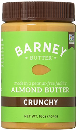 Barney Butter Almond Butter, Crunchy, 16 Ounce (Pack of 3)