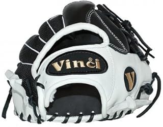 Baseball Glove Model JV21-M Black and White with Black Mesh and I-Web 11.5 inch
