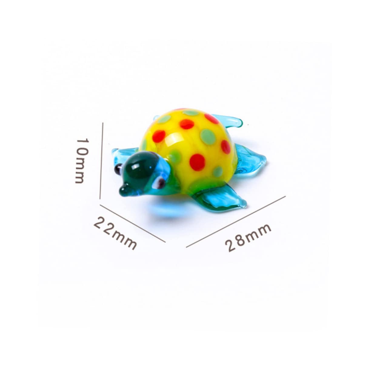 ABOOFAN 4 Set Mestieri Di Tartarughe Buddha Dell'acquario Luce Dell'acquario Piante Di Cactus Artificiali Figurina Di Pesce Medusa Accessori Per Rettili Peluche Rana Bicchiere 6 Pezzi * 4