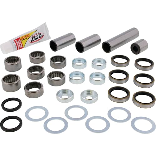 Pivot Works PWLK-T04-000 PW-Linkage Rebuild Kit Compatible with/Replacement For Gas-Gas EC250 2024, EC300 2024, EC450F 2024, EC500F 2024, ES350 2024, ES500 2024, EW500F 2024, EX250 2024, EX250F 2024