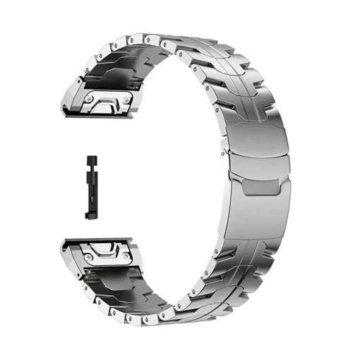 [PLYYQZM] Quick Fit 22 26mm �`�^���X�g���b�v .Gar min �ɍ��� Fenix 8 51mm 7 7X 6 6X Pro 5 5X Plus ���^���u���X���b�g�p�ɓK�p(NO.1 Silver,For Fenix 6 6Pr