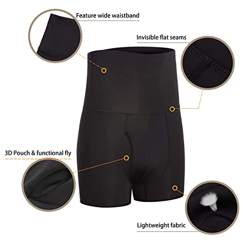 BIGFOX Men Tummy Control Shorts High Waist Slimming Underwear Body Shaper Seamless Compression Boxers Briefs Waist Trainer4
