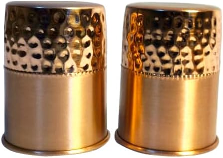 Pure Copper Tumblers for Storing and Drinking Water for Ayurvedic Ayurveda Health Benefits | Copper Water Drinking Glass | 350 ml (11.8 fl. oz. (2) - Image 4