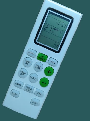 Image of AMAZOR Air Conditioner Remote Compatible for (Blue Star Split AC Remote 226A)