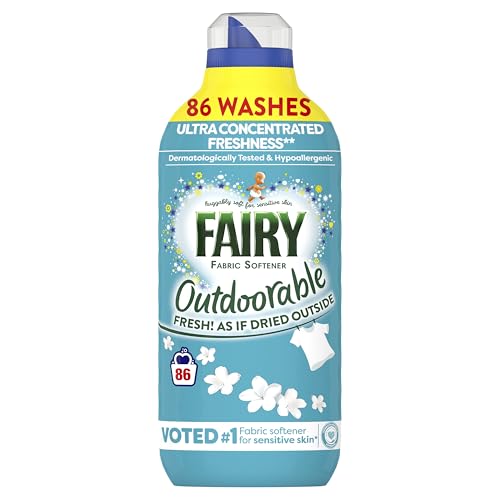 Fairy Outdoorable Fabric Softener Ultra Concentrated Freshness for Sensitive Skin 86 Washes 1.204L