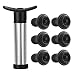 Produktbild GuDoQi Weinpumpe mit 6 Stopfen Vacuum Weinverschluss Schwarz