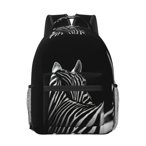 Mochila para laptop ligera antirrayaduras bolsa de trabajo EdWal cebra