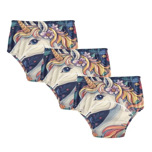 Coikll Cute Horse Toddler Training Underwear Waterproof Baby Pee Pants -5T