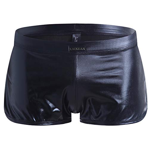 Boxer ultra fino transpirable sexy U bolsillo convexo Boxer sexy de baja cintura plana sensual bolsa cintura elástica ajustable para intimidad pareja suave sensual cómodo estilo bajo aumento sexy