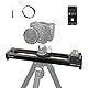 Toprig Slider S60 Adjustable 24’’/60cm Motorized with Full Button Control 120° Panoramic Shooting Support APP Camera Slider Support IME Lapse Photography Horizontally Bluetooth Connect (S60)