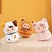 POP MART PUCKY Roly-Poly Kitty Series-Vinyl Plush Blind Box, PUCKY Blind Box Figures, Random Design Action Figures Collectible Toys Home Decorations, Holiday Birthday Gifts,Single Box