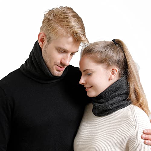 Image of Winter Scarf Neck Warmer Gaiter Face for Men Women Warm Fleece Ski