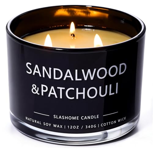 Sandalwood Patchouli 3-Wick Soy Candle