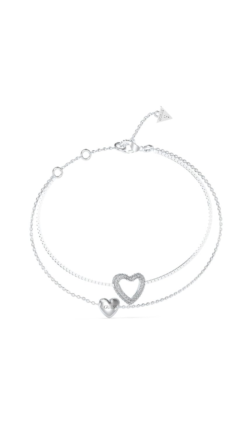 PULSERA GUESS - BELOVED Color: Plata