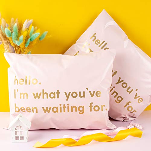 image for RUSPEPA Poly Mailer Shipping Bag with Self Sealing, Business Text Prin