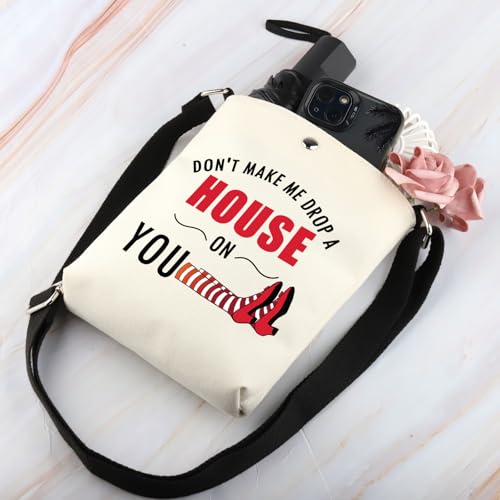 BDPWSS Don't Make Me Drop a House On You Wizard Fans Crossbody Bags for Women Friend4