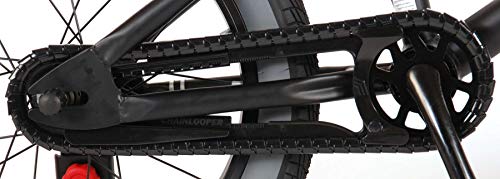 Kinderfahrrad Jungen 16 Zoll Cool Rider mit Vorradbremse am Lenker und Rücktrittbremse Schwarz 95% Zusammengebaut – Bild 6