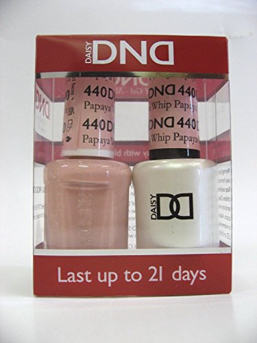 DND Gel & Matching Polish Set #440 - Papaya Whip. Buy 5 any colors get 1 Diamond super fast drying top coat 0.5 oz Free