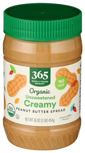 365 By Whole Foods Market Peanut Butter - Unsweetened And Organic