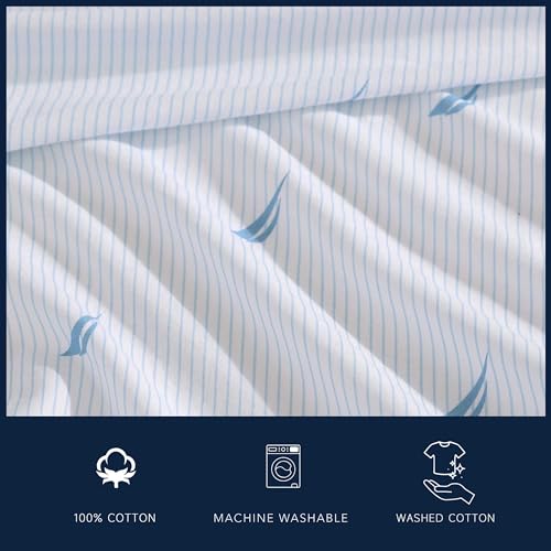Ensemble de literie en percale de coton léger et respirant pour lit simple - 6
