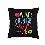 What Number Are We On Funny Bunco Throw Pillow