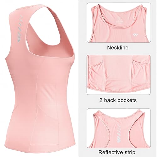 Image of Wulibike Sleeveless Cycling Jersey Women Running Shirts Vest bike top Summer Biking tank Basic Top With Pockets