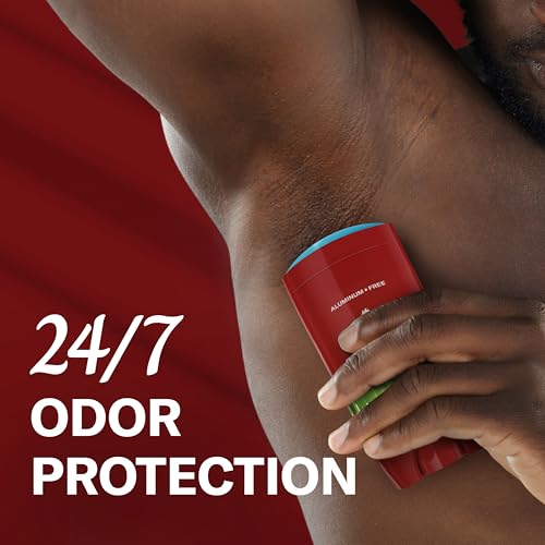 Image of Old Spice Aluminum Free Deodorant for Men, 24 /7 Odor Protection, 24 /7 Signature Scent & Lasting Freshness, Goes on Clean, Beatdrop with Green Bergamot, Fir Needle, & Amber Wood Scent, 3.0 oz
