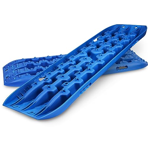 Pistes de traction d'urgence pour pneu tout-terrain 41,7x12,2x2,4 pouces lot de 2 plaques multicolores