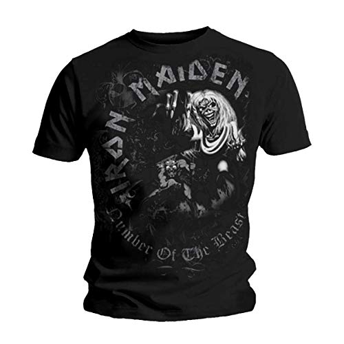 Image of Iron Maiden Deaf Sentence Official Tee T-Shirt Mens Unisex (Medium) Black