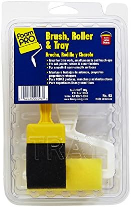 FoamPRO FoamPRO 93, Roller & Tray Kit Paint Roller & Paint Brush, 3" image 4