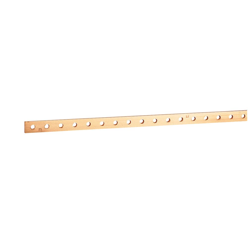 Legrand Barre cuivre plate rigide à trous taraudés 990 mm