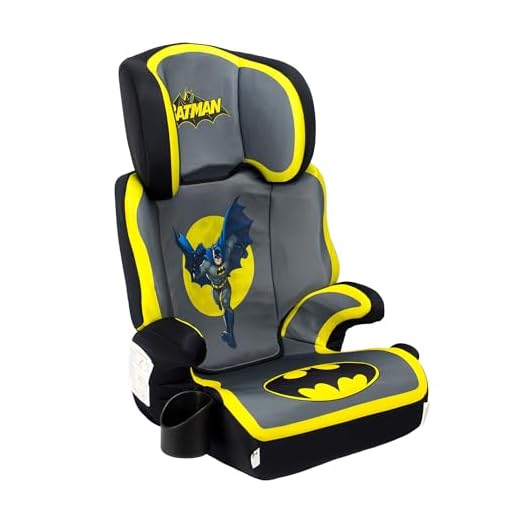 KidsEmbrace High-Back Booster Car Seat, DC Comics Batman