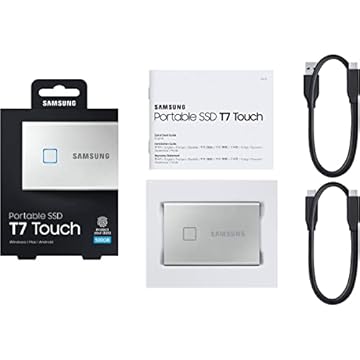 SSD externo SAMSUNG SSD T7 MU-PC500T/AM, 500 GB, azul