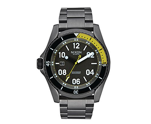 Nixon Herren Analog Quarz Uhr mit Edelstahl Armband A959-632-00