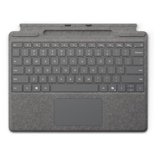 Tastiera Microsoft Surface Pro - tastiera - con trackpad, accelerometro, memoria Surface Slim Pen 2 e base di ricarica