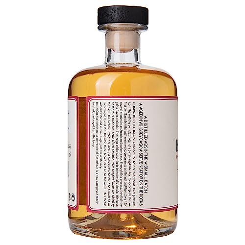 Absinth Barrel Cut von ALANDIA | Fassgereift im Bourbon-Fass | Wie einen Whisky trinken | 42% Vol. | (1x 0,5 l)