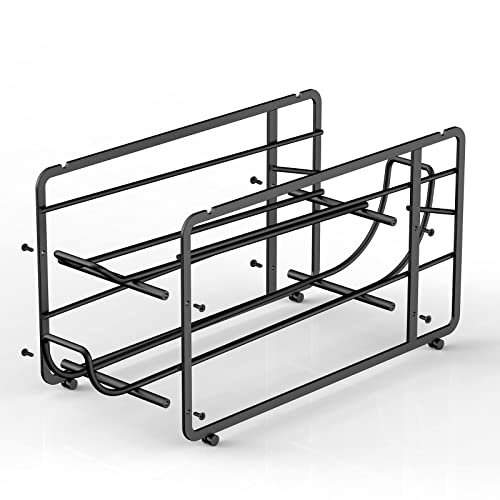 Canyave Soda Can Organizer Storage Rack, 2 Pack Stackable Beverage Soda Can Dispenser Organizer Holder For Refrigerator, Cabinet, Pantry (Black) #TOP7