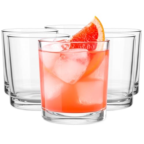 Glasmark KROSNO 1992 Glas Wasserglas Trinkglas Niedrig 160 ml Glas Robust Spülmaschinenfest Hochglanz Transparent