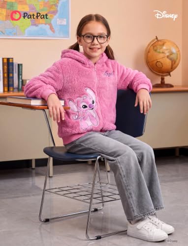 Image of Disney Girl /Boy Fleece Jacket Zipper Sherpa Fuzzy Hoodie Winter Coat 2-13Y