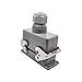 Heavy Duty Connectors HDC-HE-016-1/2/3/4 F/M 16pin 16A 500V Industrial Rectangular Aviation Connector Plug Screw Connection(Hdc-he-016-2)