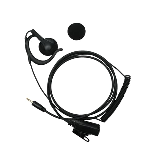 Image of G Shape Earpiece with PTT Mic for Cobra PX655 PX650 RX380 RX680,4PCS