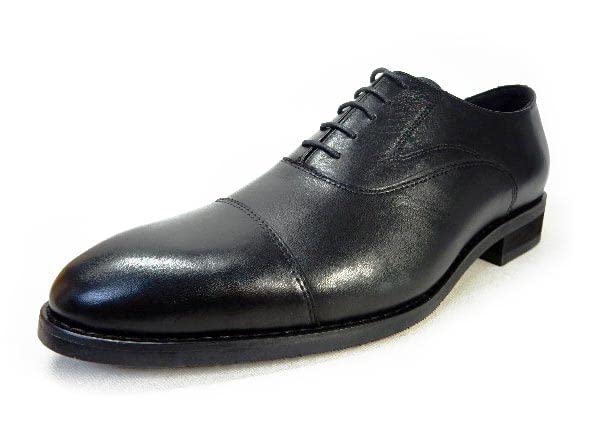 サービスシューズ　ドレスシューズ　27.5 cm EEE幅 PARASHOE 本革 内羽根ストレートチップ（キャップトゥ