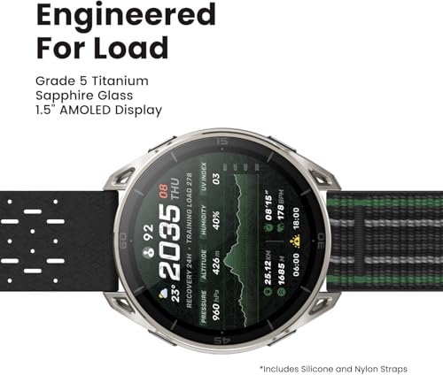 Image of Amazfit Cheetah 2 Ultra 47mm GPS Smartwatch, 1.5 inch AMOLED Sapphire Glass, Ti Case, 30-Day Battery, Flashlight, 64GB, Offline Maps, 5 ATM, 180+ Sports & HYROX Fitness Tracker for Android & iPhone