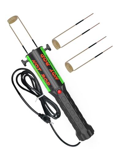 Solary Induction Heater Bolt Removal, 1200W 220V Magnetic Induction Heater Kit for Rusty Screw Removing, Nut Buster Tool with 3 Coil