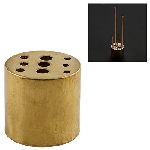 E-Outstanding IHBHISH-1 Incense Holder Brass Incense Burner Holder