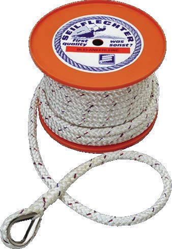 Ligne d'ancrage avec âme en plomb Seilflechter, cordage tressé Ø 10 mm haute résistance