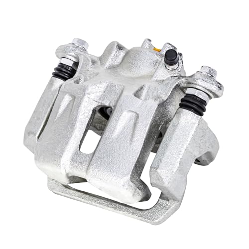 Image of Detroit Axle - Rear Right Brake Caliper for 2005 2006 2007 2008 2009 2010 | Honda Odyssey Disc Brake Caliper w /Bracket Replacement Passenger Side Assembly