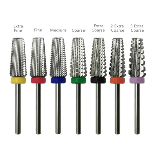 Foret à ongles conique carbure manucure maison simplifiée